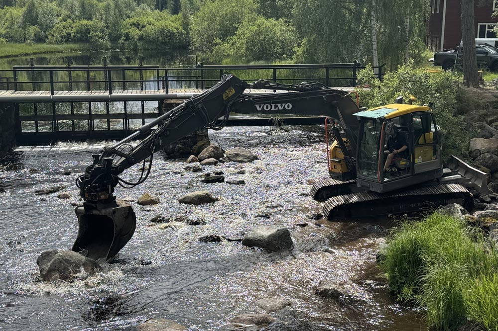 Fiskväg vid Lill-Röstendammen